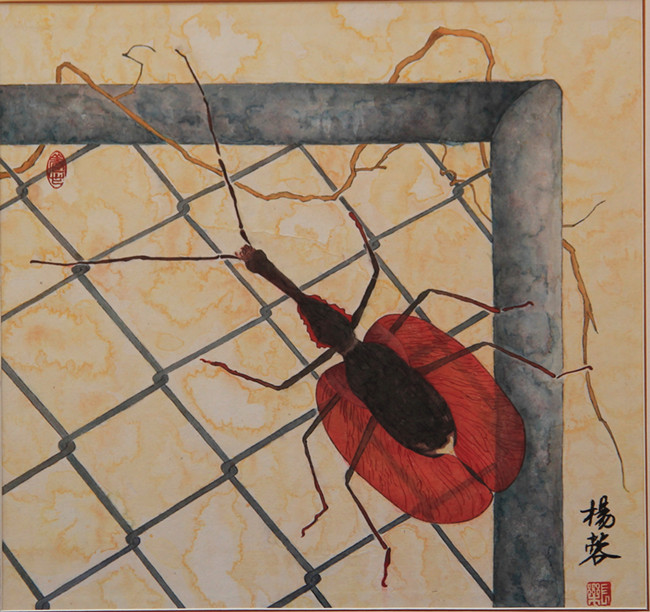 杨蓉《虫虫 三重奏》二 40cm x 40cm_副本.jpg
