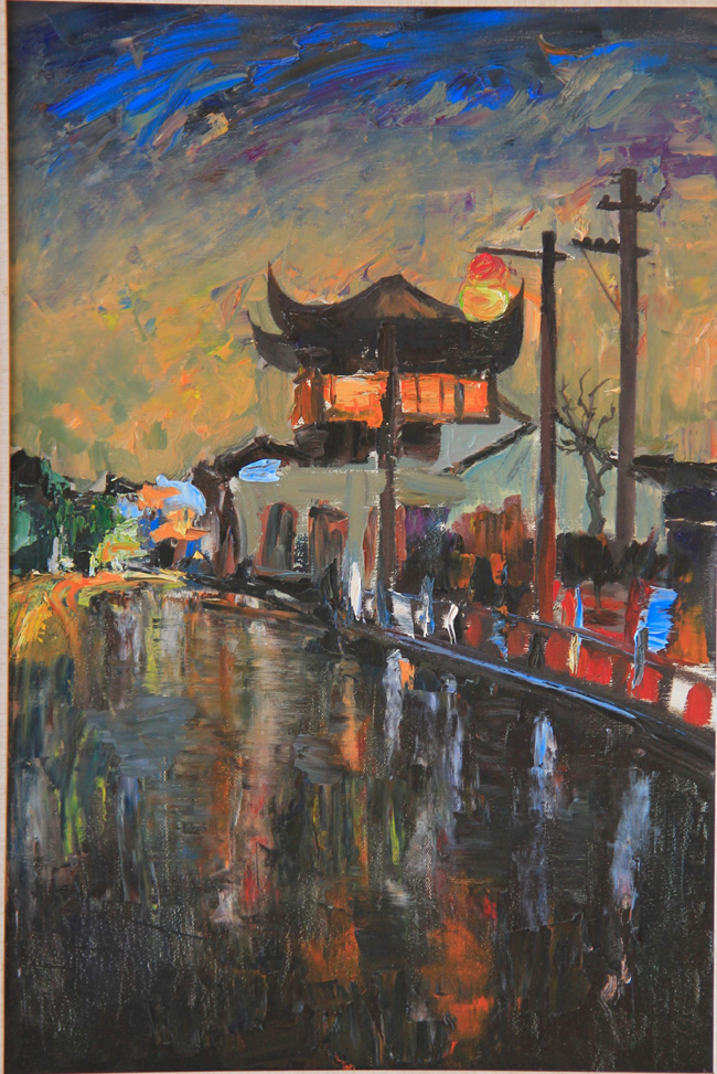 杨健菁 《灯火阑珊》60cm x 90cm.jpg