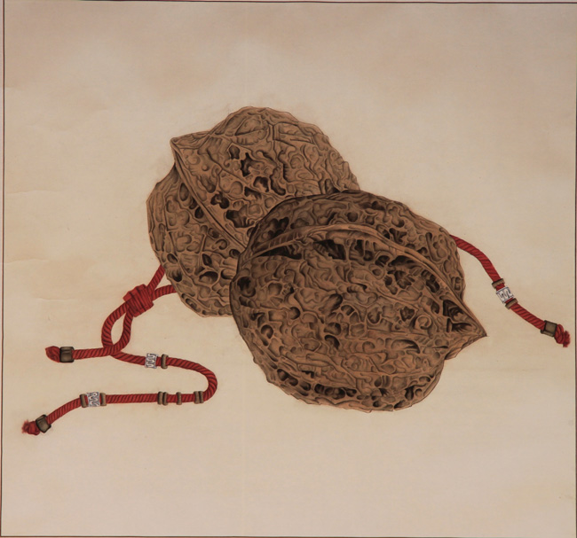 夏春兰 《仙果》98cm x 98cm.jpg