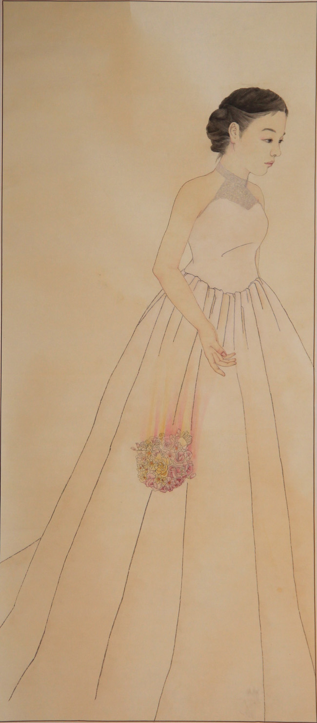 朱艳娟 《花影》 98cm x 196cm.jpg