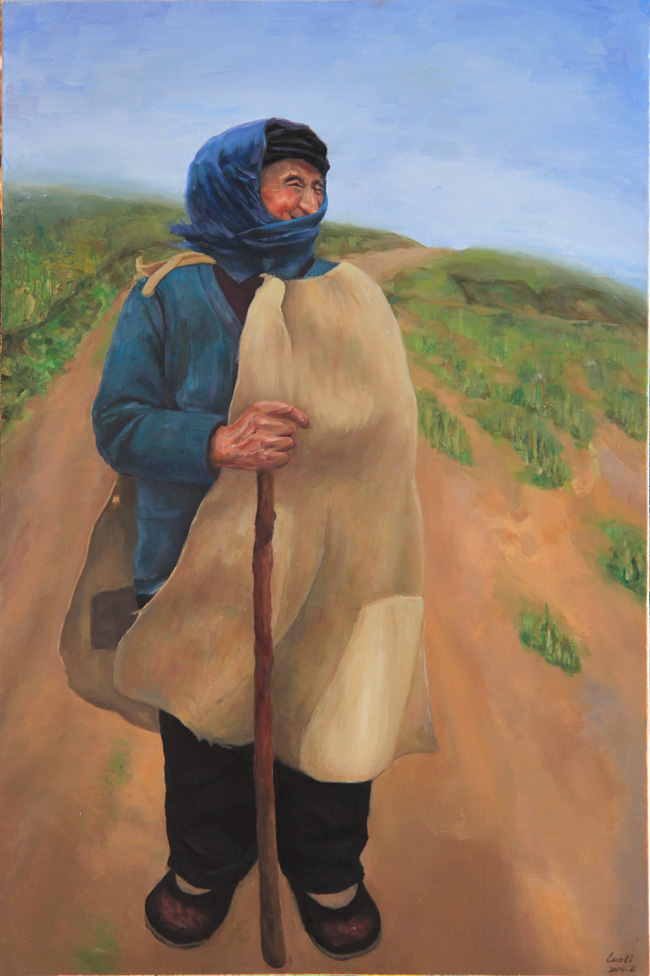 罗莉 《牧民》60cm x 90.jpg